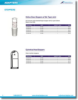 Image:  Wilmad-LabGlass Laboratory Glassware Adapters