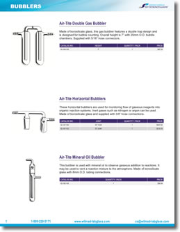 Wilmad-LabGlass Laboratory Glassware Bubblers