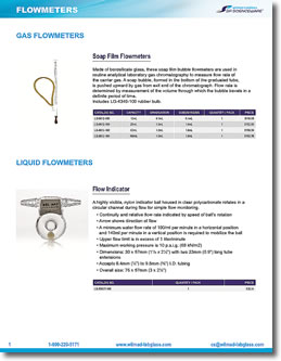 Wilmad-LabGlass Laboratory Glassware Flow Meters