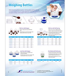 Image: Wilmad-LabGlass Weighing Bottles for Precise Weighing