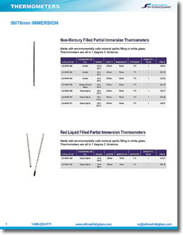 Image: Wilmad-LabGlass Laboratory Glassware Thermometers