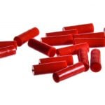3 mm Red NMR Tube Cap, 100/Pk Photo