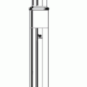 32mm O.D Wilmad-LabGlass LG-11020-200 Body for Two-Piece Straight Top Stem Vacuum Trap x 200mm Length 
