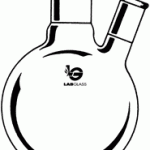 LG-7291, & ML-1120 Flask, Round Bottom, Two-Neck, Outer Joints Photo