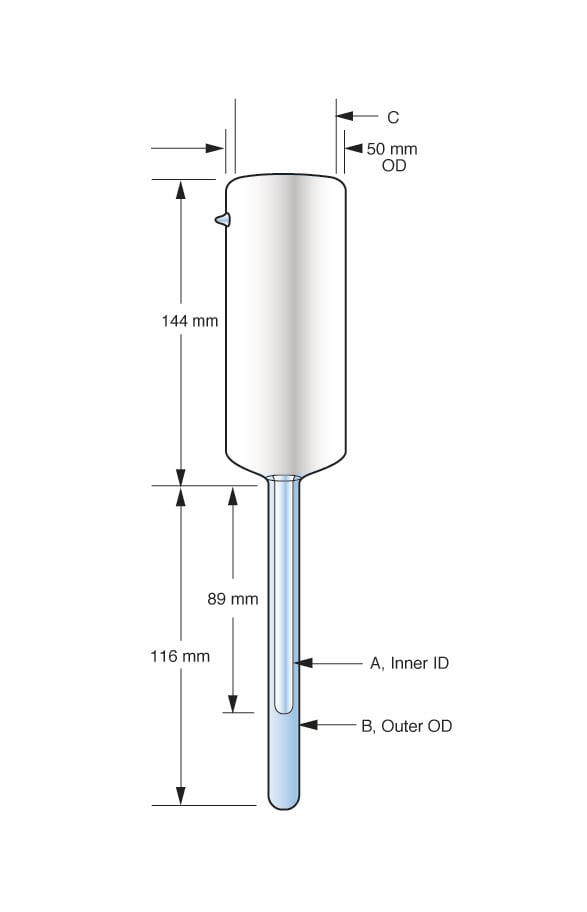 150 mL Suprasil Nitrogen Dewar Flask ATS Life Sciences Wilmad
